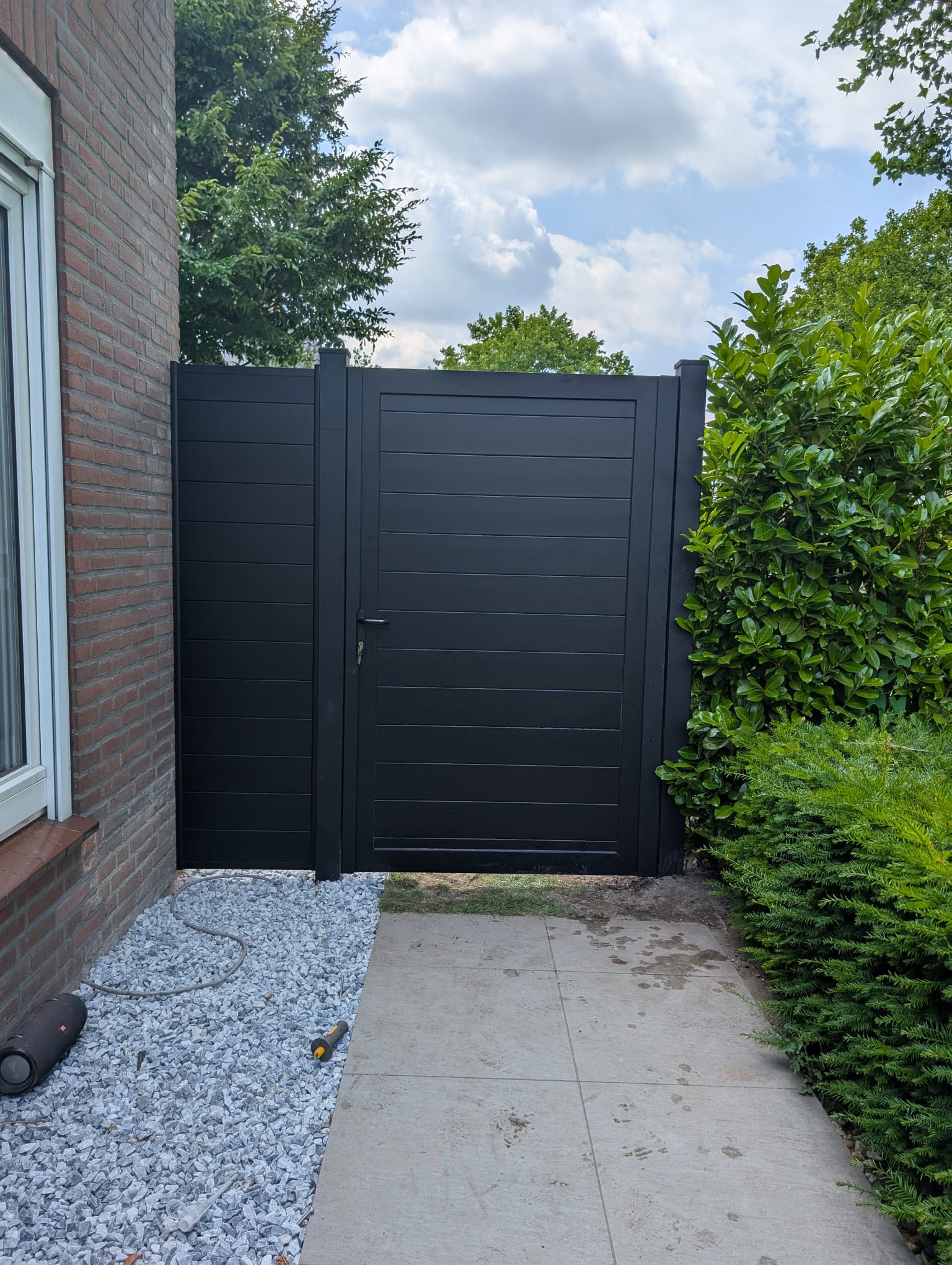 Enkele poort Universal Aluminium horizontaal